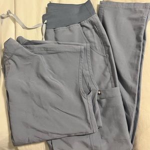 Figs set vapor blue space dye